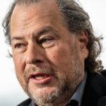 Saleforce CEO Marc Benioff at a conference in San Francisco